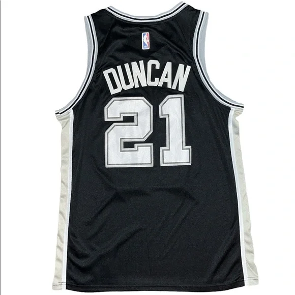 Nike NBA Authentics Tim Duncan Spurs Jersey - Picture 2 of 12